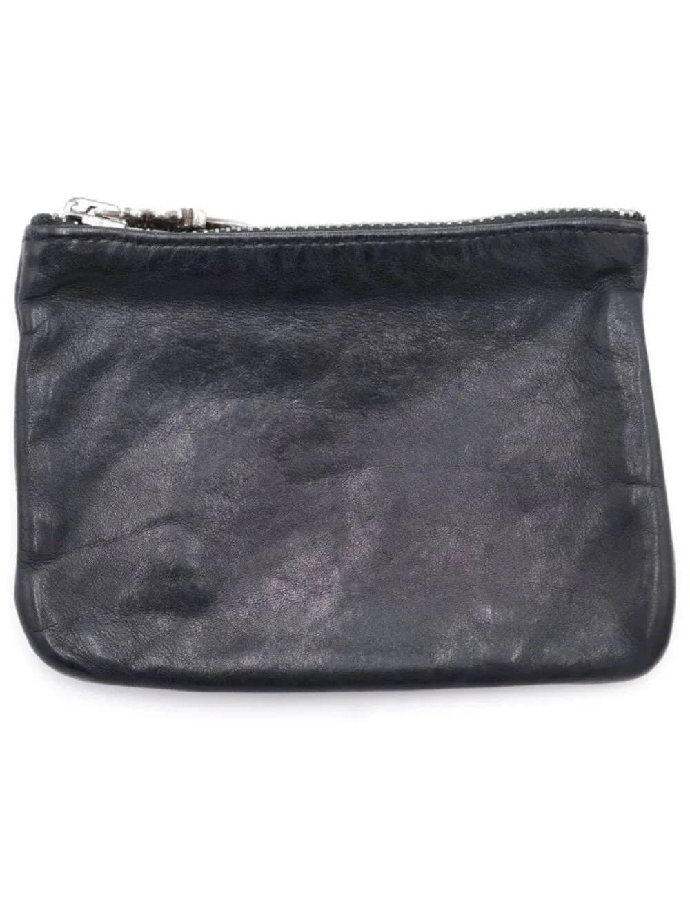 Chrome Hearts Zpr Chng Purse Change Cross Patch Dagger Zip Coin Case